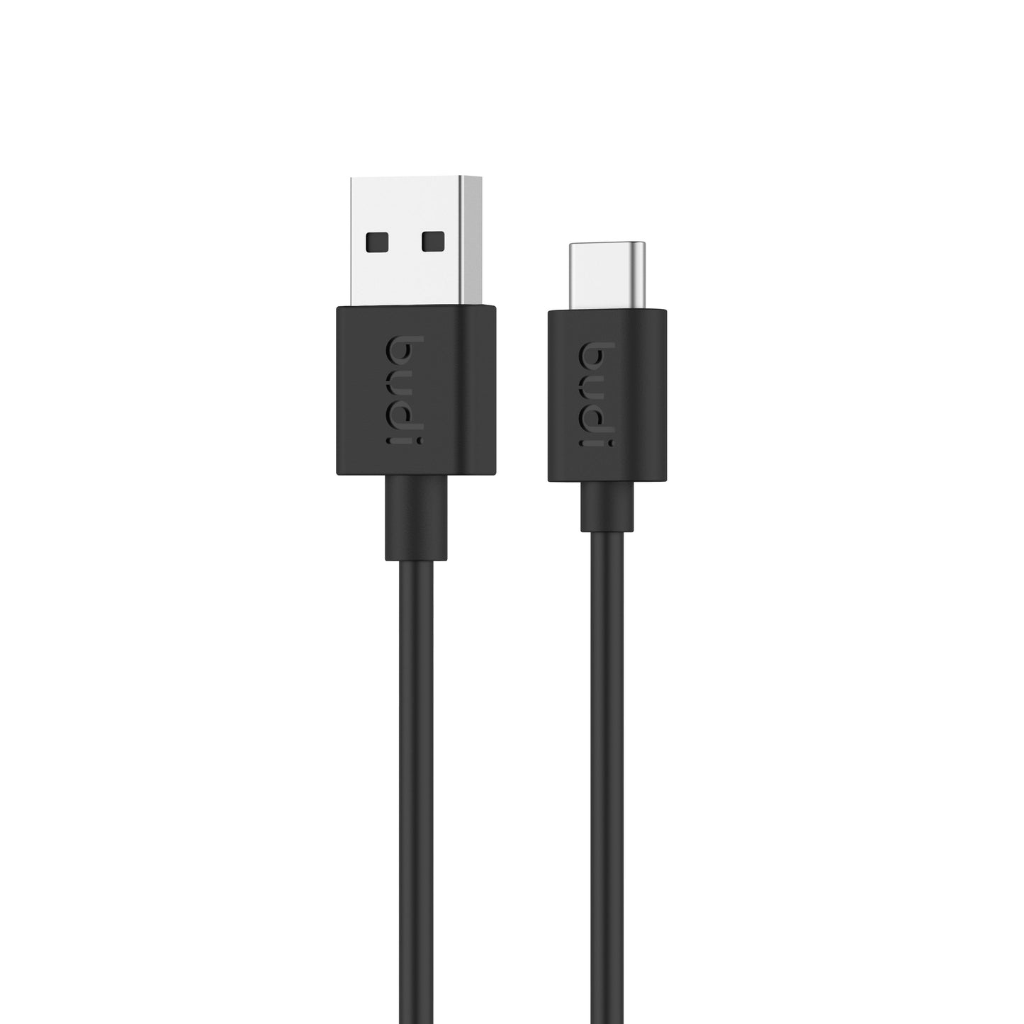 Budi 2.4A Faster Type-C Cable (1.2m / 4ft) - White and Black
