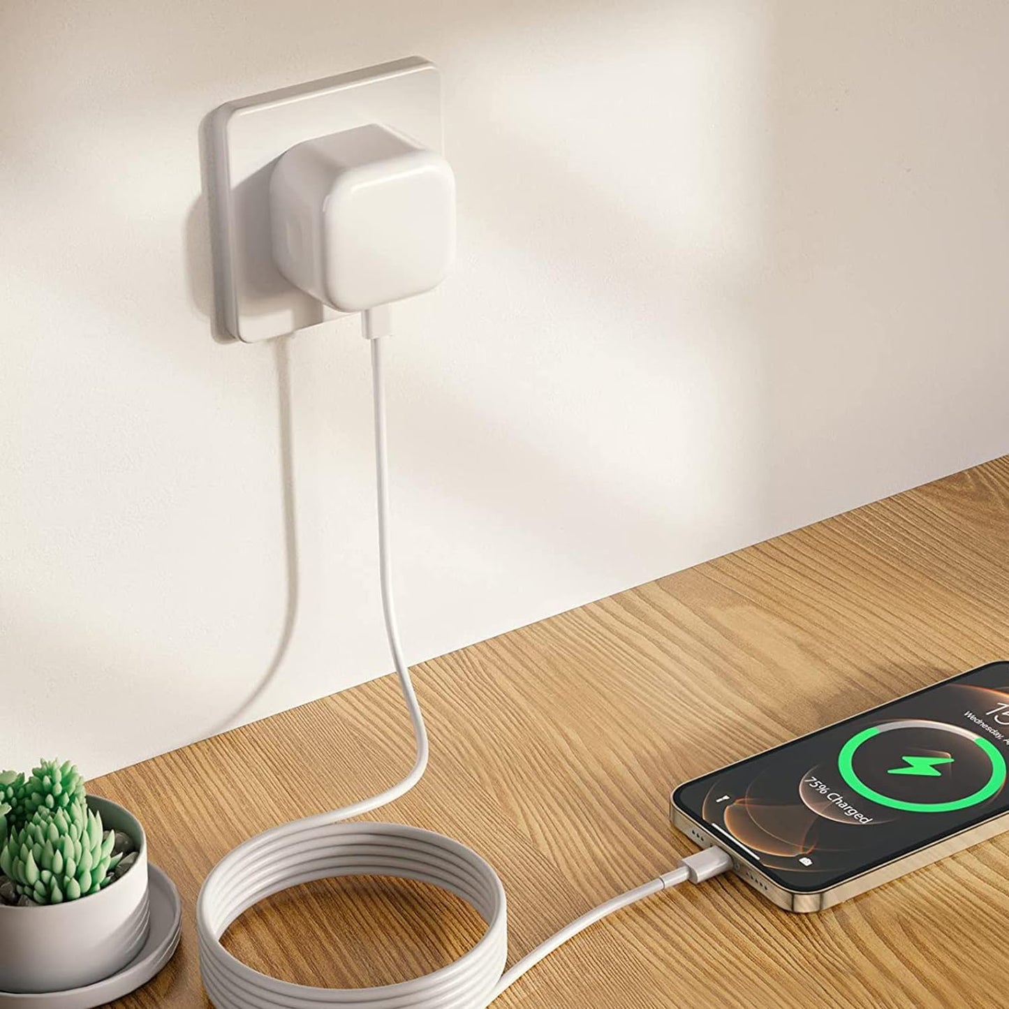 20W USB-C Fast Charger Plug and Cable Kit for Mobile Cell phone
