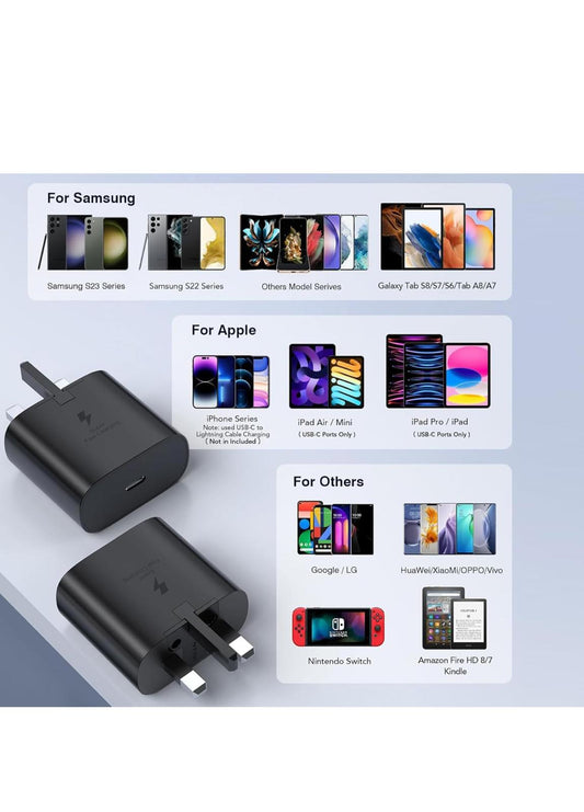 25W PD Type-C Super Fast Charger Adapter