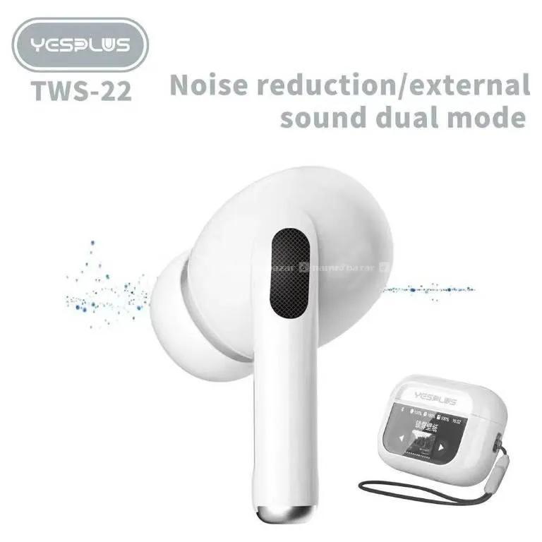 True Wireless Earphones with Advanced Noise Cancelling (Touch Screen)