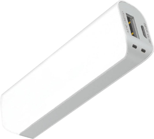 3000mAh USB-C Power Bank, Universal Portable Charger Power Bank (White)