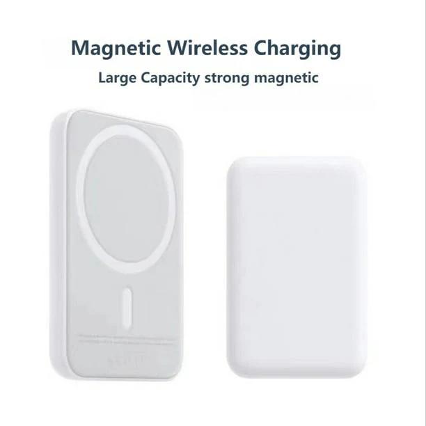 Magnetic Power Bank Battery Pack: Portable Wireless Power Bank with Mag-Safe and USB-C Fast Charge