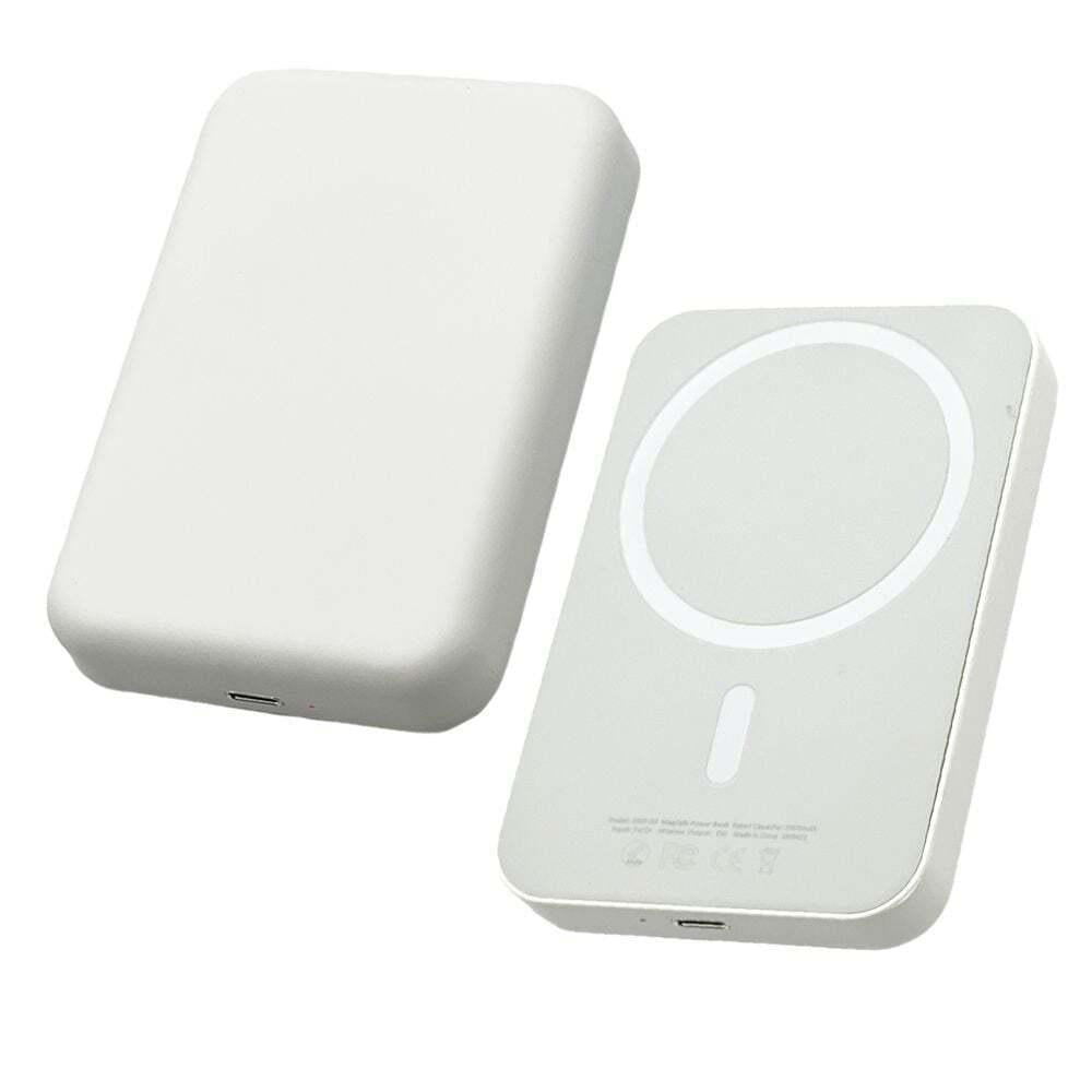 Magnetic Power Bank Battery Pack: Portable Wireless Power Bank with Mag-Safe and USB-C Fast Charge