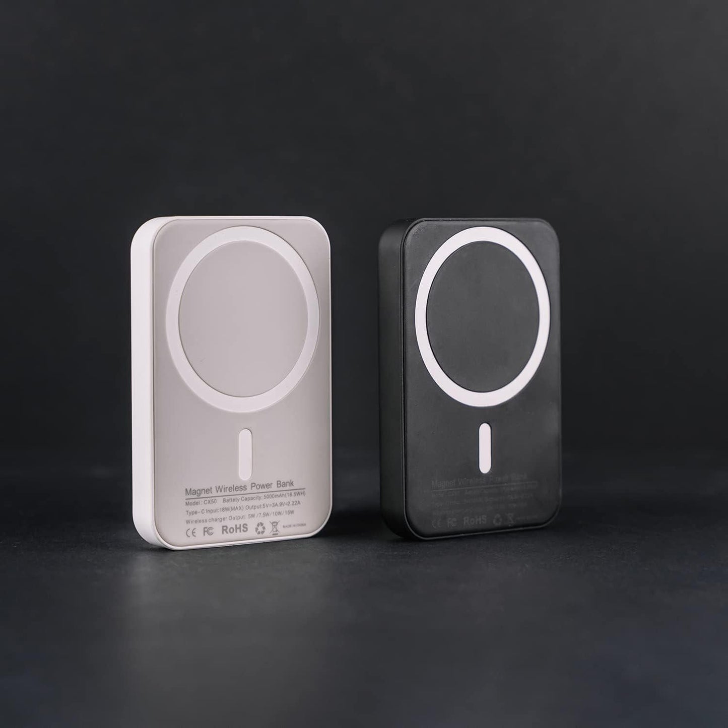 Magnetic Power Bank Battery Pack: Portable Wireless Power Bank with Mag-Safe and USB-C Fast Charge