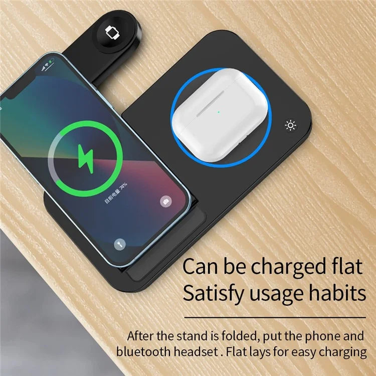Foldable 15W 4-in-1 Wireless Charger