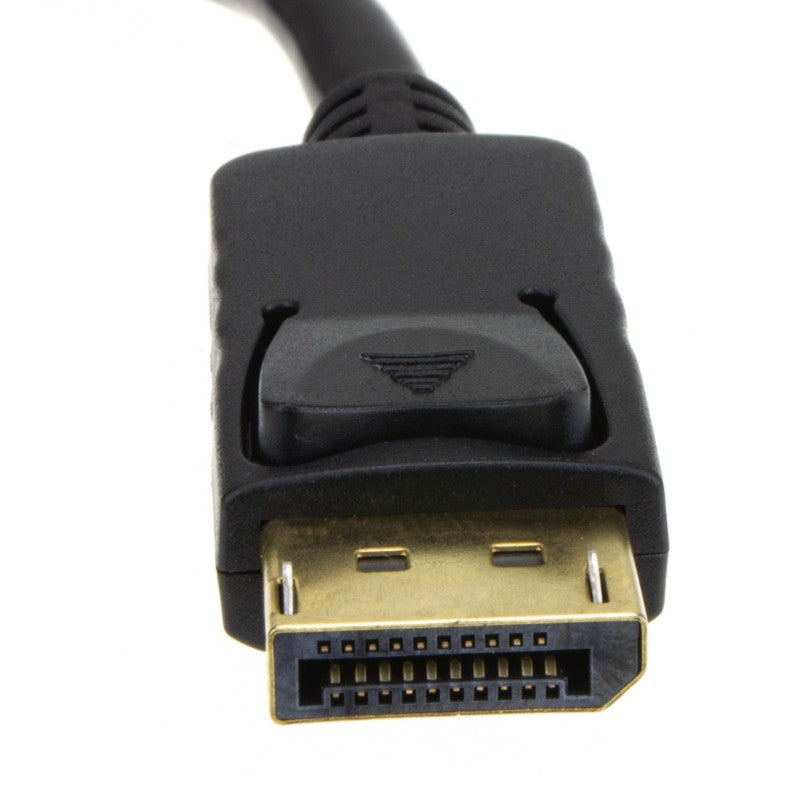 DisplayPort to DisplayPort 1.2 Cable, 21.6Gbps High-Speed, 4K@60Hz, 2K@165Hz, Gold-Plated Plugs, Black