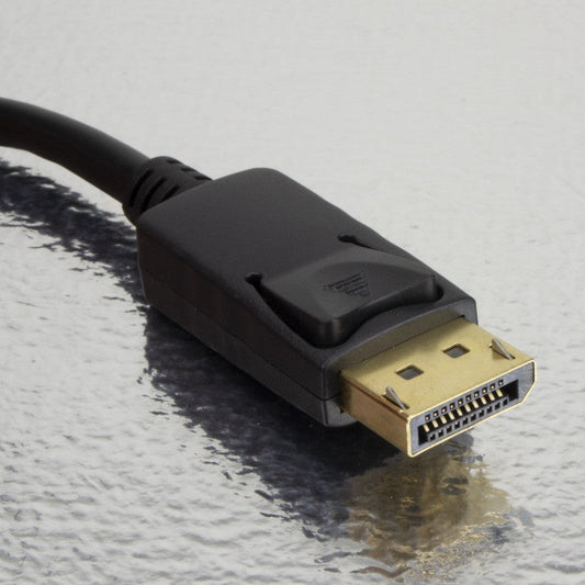 DisplayPort to DisplayPort 1.2 Cable, 21.6Gbps High-Speed, 4K@60Hz, 2K@165Hz, Gold-Plated Plugs, Black